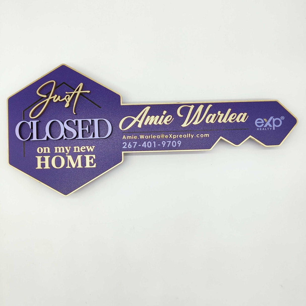 Hexagon Key with Outline - Real Estate Store