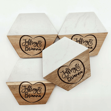 Hexagon Real Estate Coasters - Real Estate Store