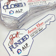 Hexagon Shaped Key Sign «Just Closed» - Real Estate Store