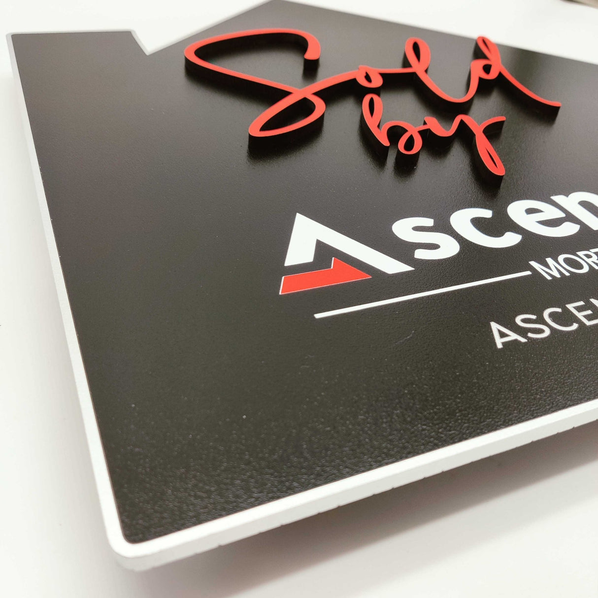 House Shaped Sold by House Sign - Real Estate Store