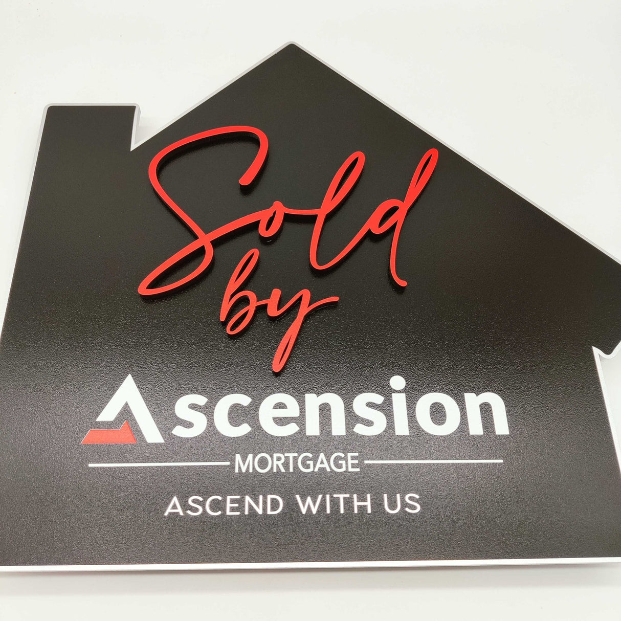 House Shaped Sold by House Sign - Real Estate Store