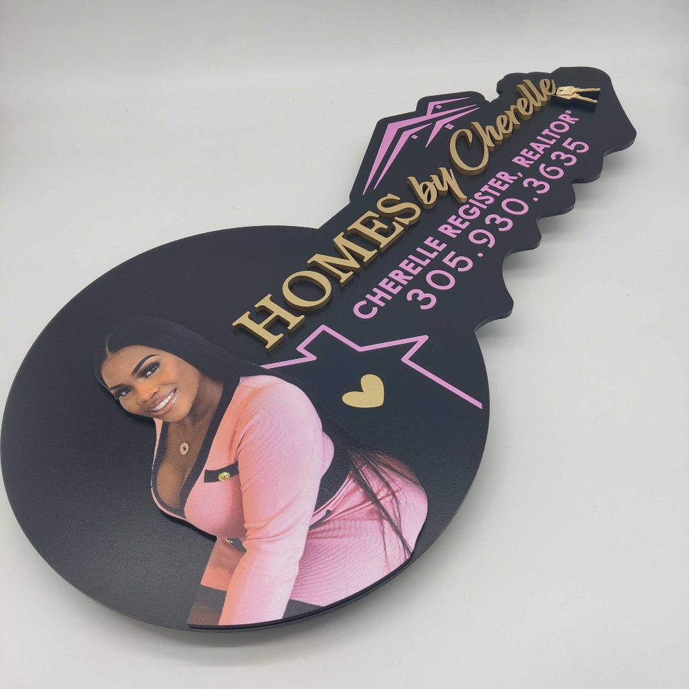 Homes by "your name" sign