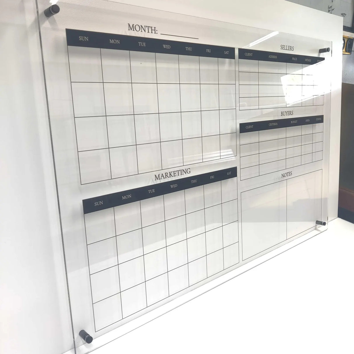 Acrylic Real Estate Planner