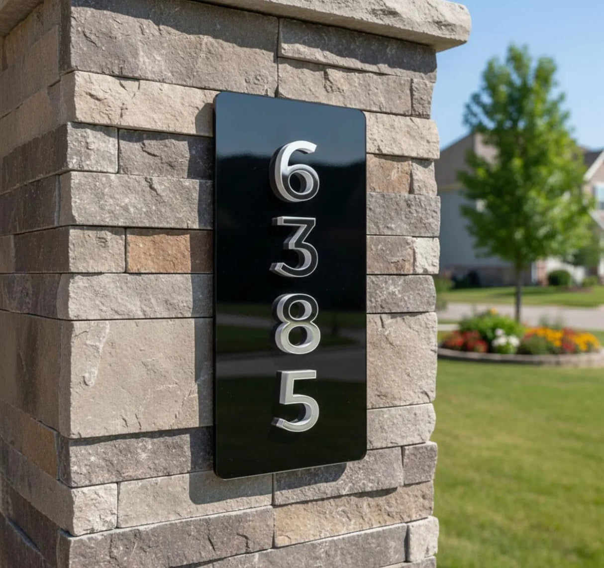 Modern Address Plaque