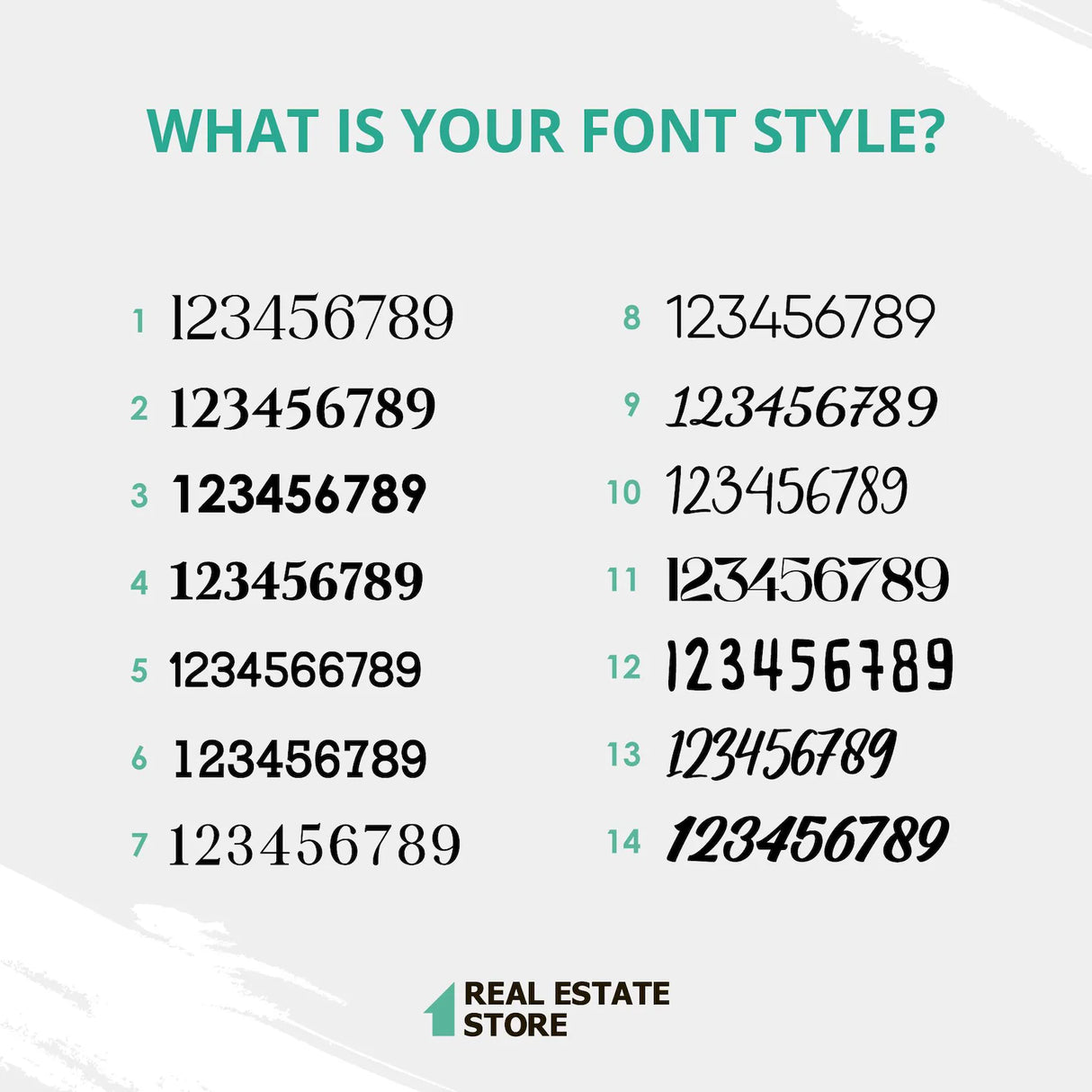 Custom Mirror House Address Signs