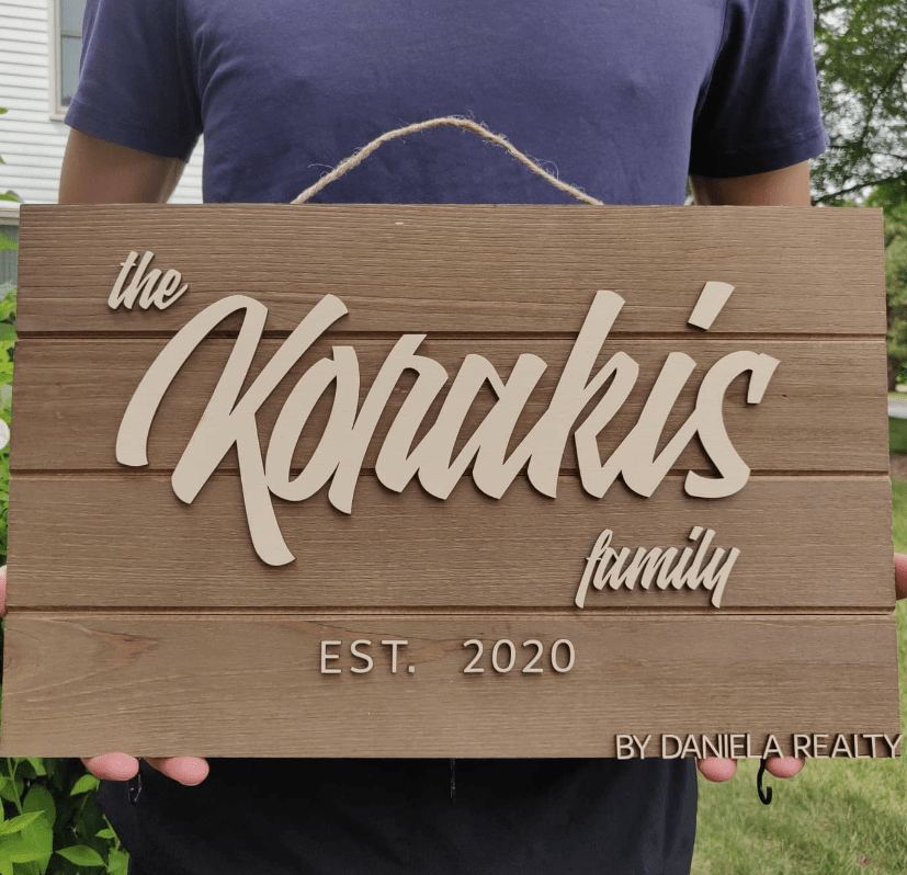 Key Holder Plaque - Real Estate Store