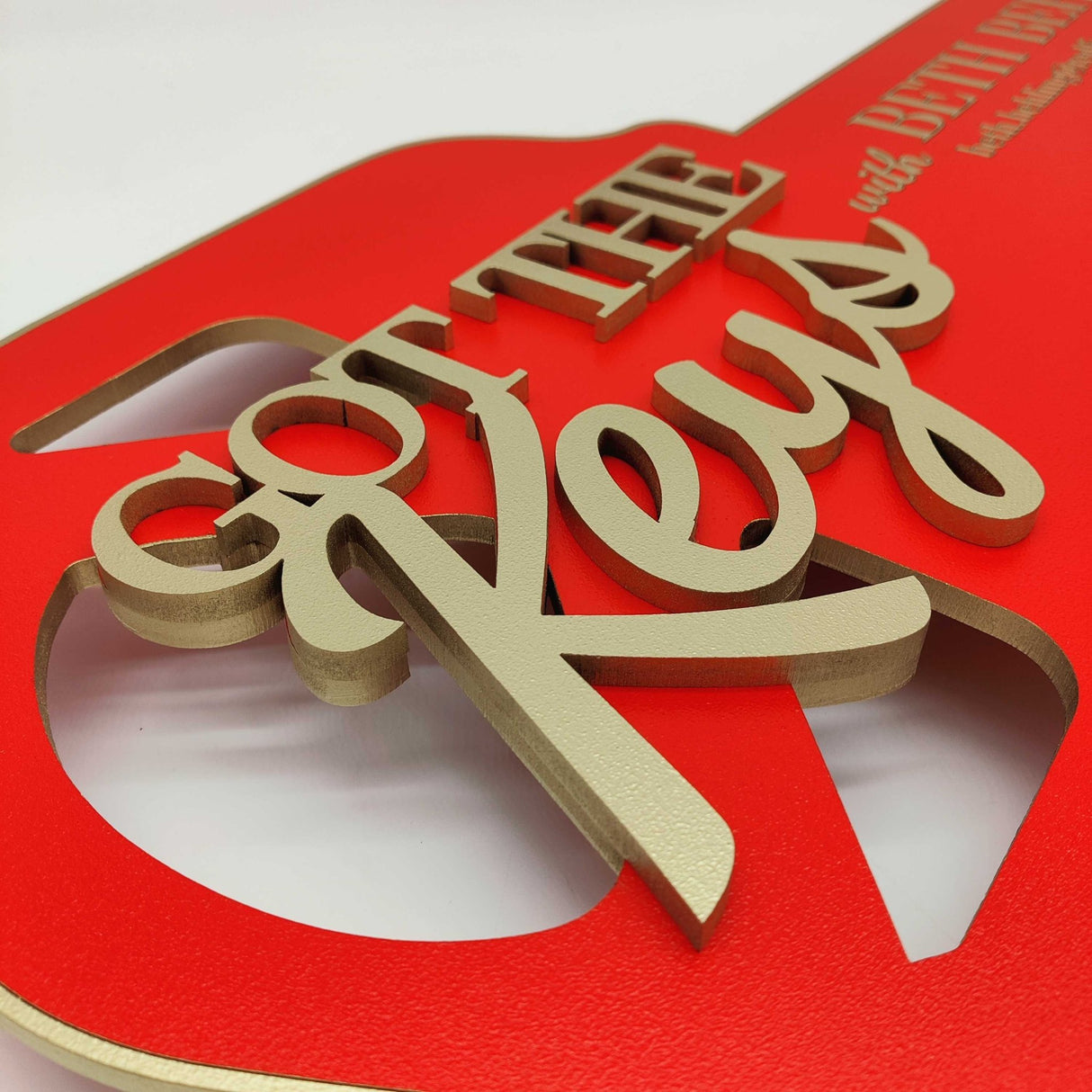 Key Shaped Props Got the keys Sign - Real Estate Store