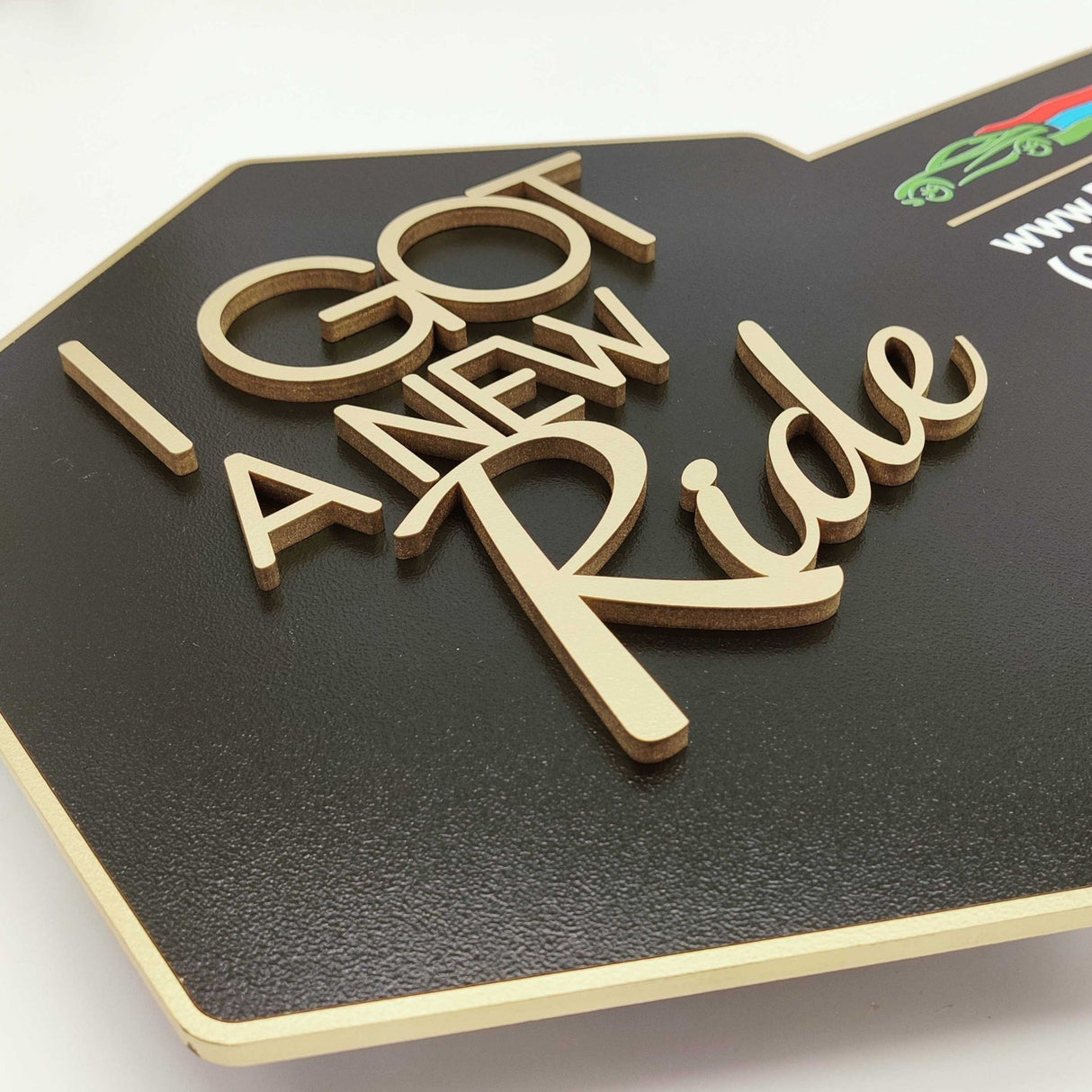 Key Shaped Props I Got a New Ride Realtor Sign - Real Estate Store