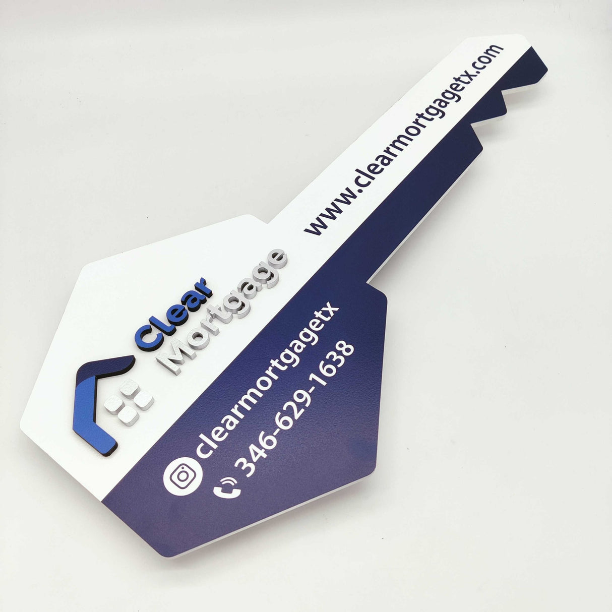 Key Shaped Props Mortgage Lender Sign Realtor Sign - Real Estate Store