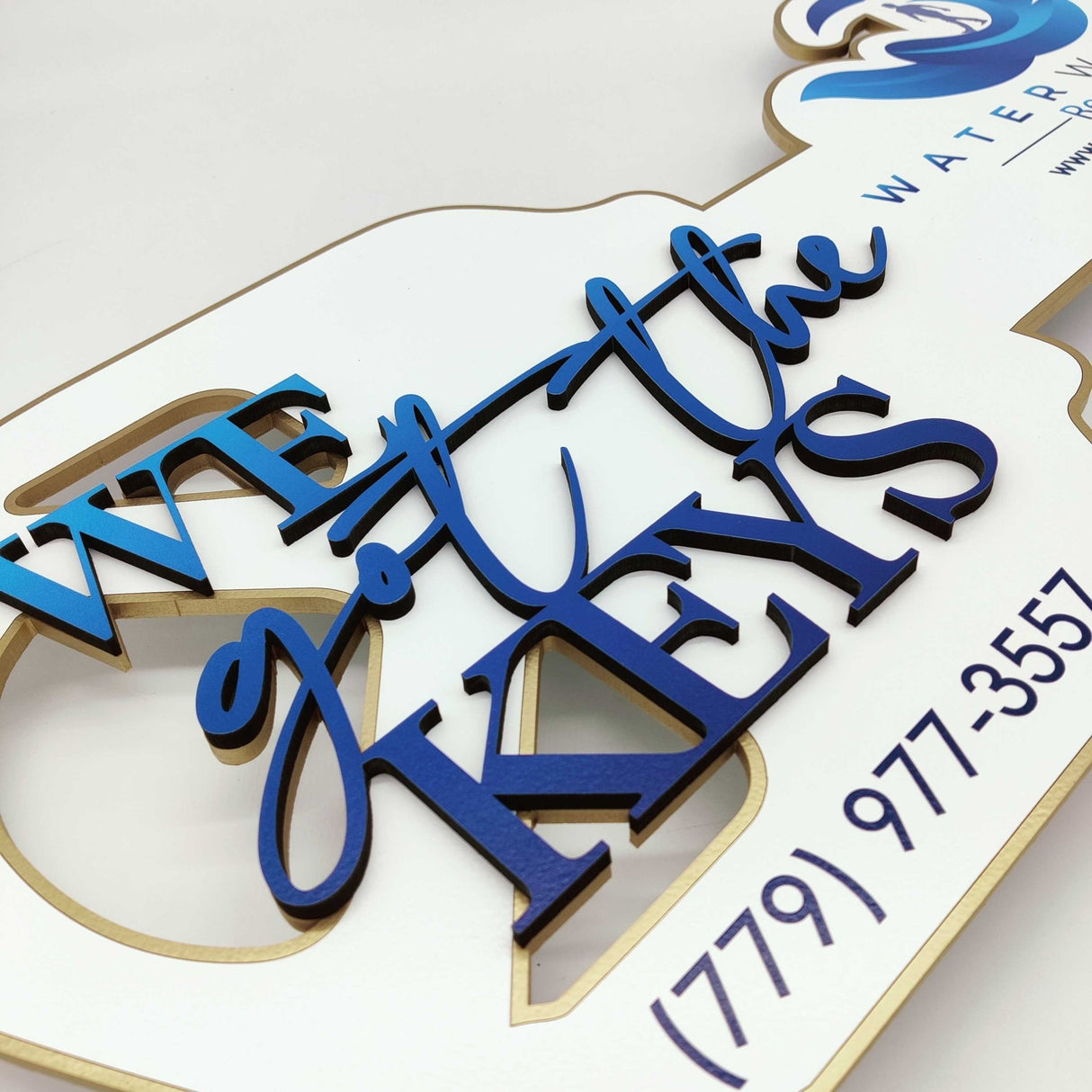 Key Shaped Props We got the Keys Sign - Real Estate Store