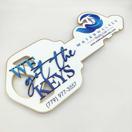 Key Shaped Props We got the Keys Sign - Real Estate Store