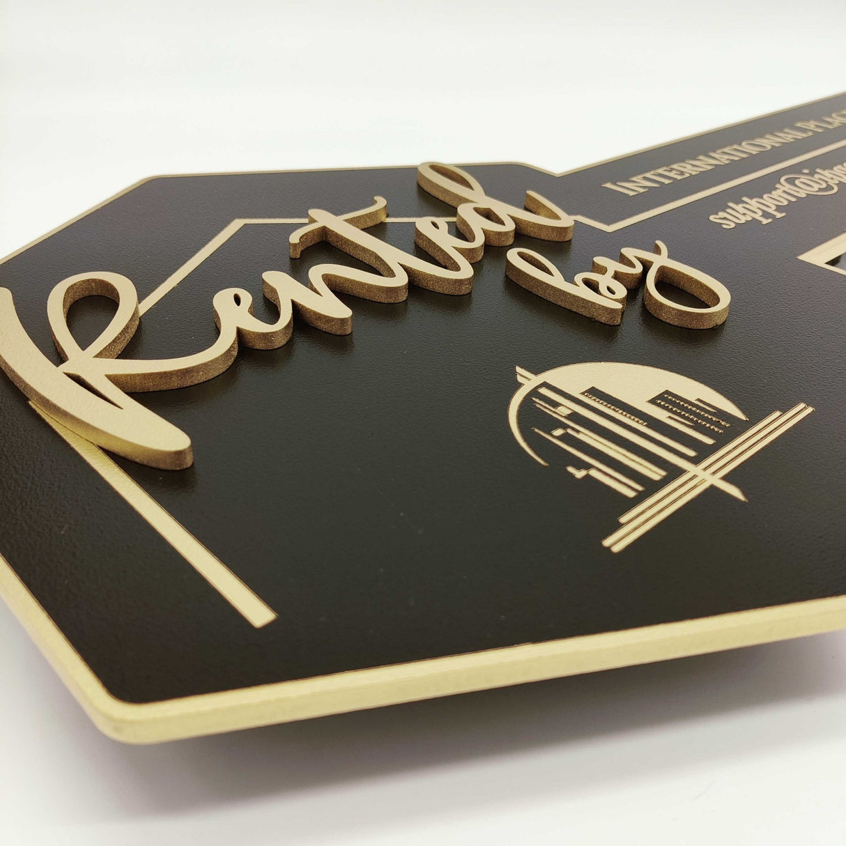 Key Shaped Sign Props «Rented by» for Realtors - Real Estate Store