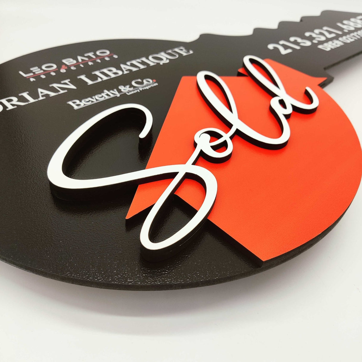 Key Shaped Sign Props «Sold» - Real Estate Store