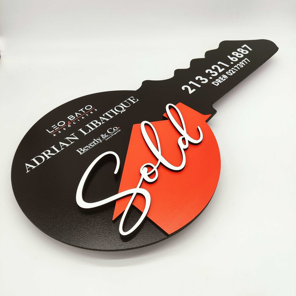 Key Shaped Sign Props «Sold» - Real Estate Store