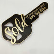 Key Shaped Sign "Sold" - Real Estate Store