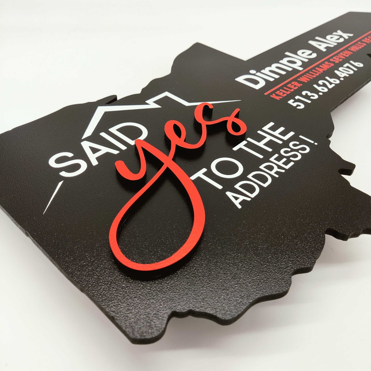 Key «Shaped USA State» Real Estate Agent Key - Real Estate Store