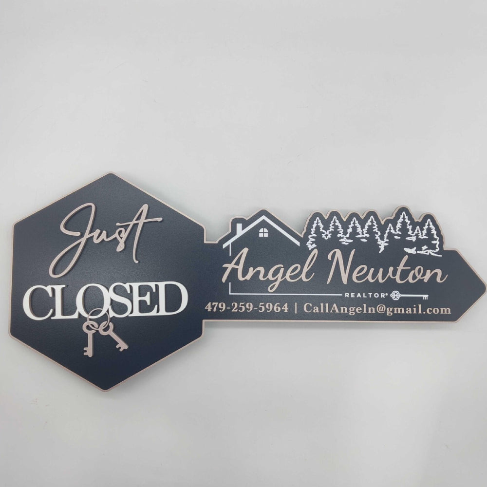 Just Closed Forest Sign