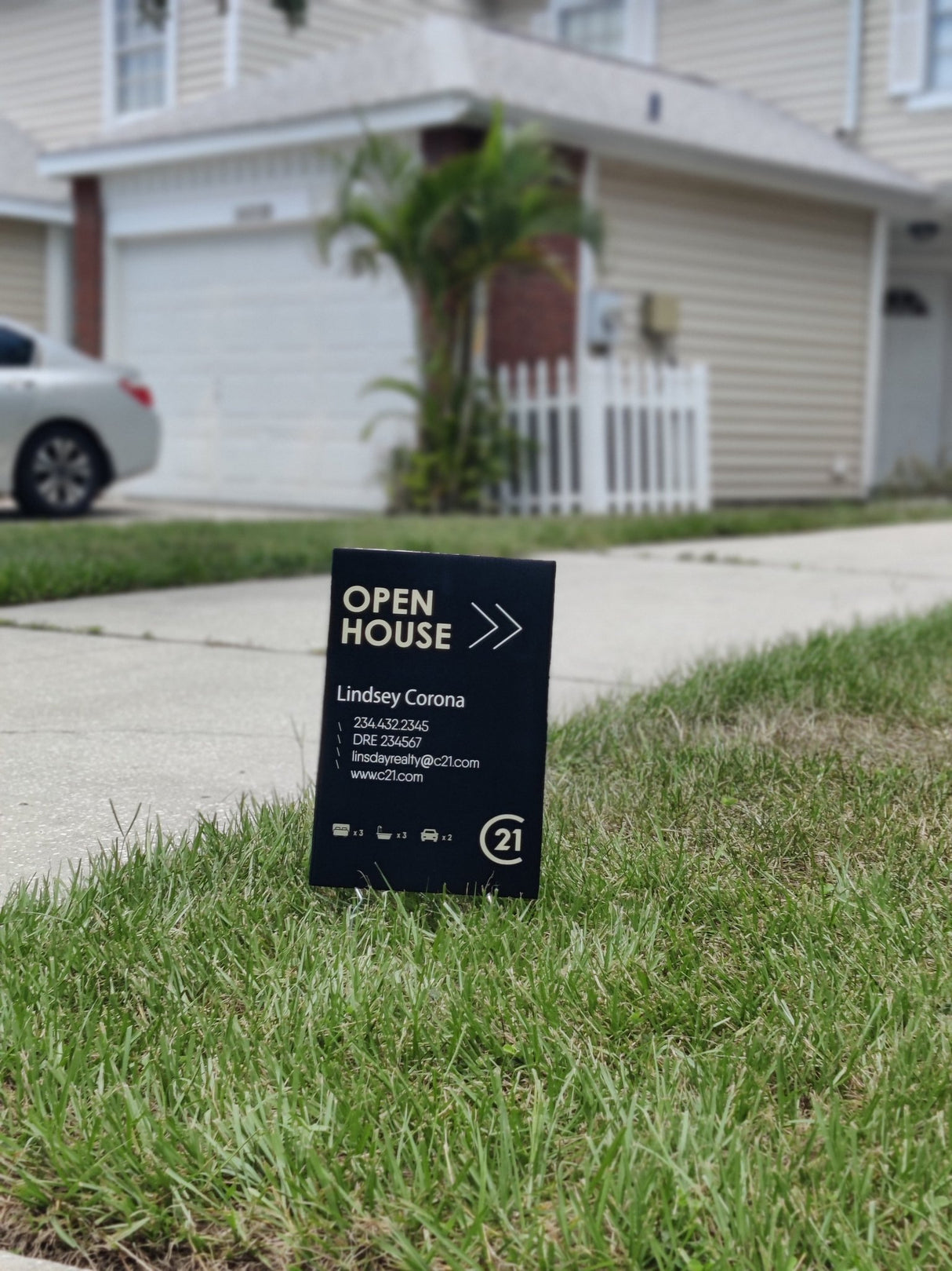 Open House Sign - Yard Sign - Real Estate Store