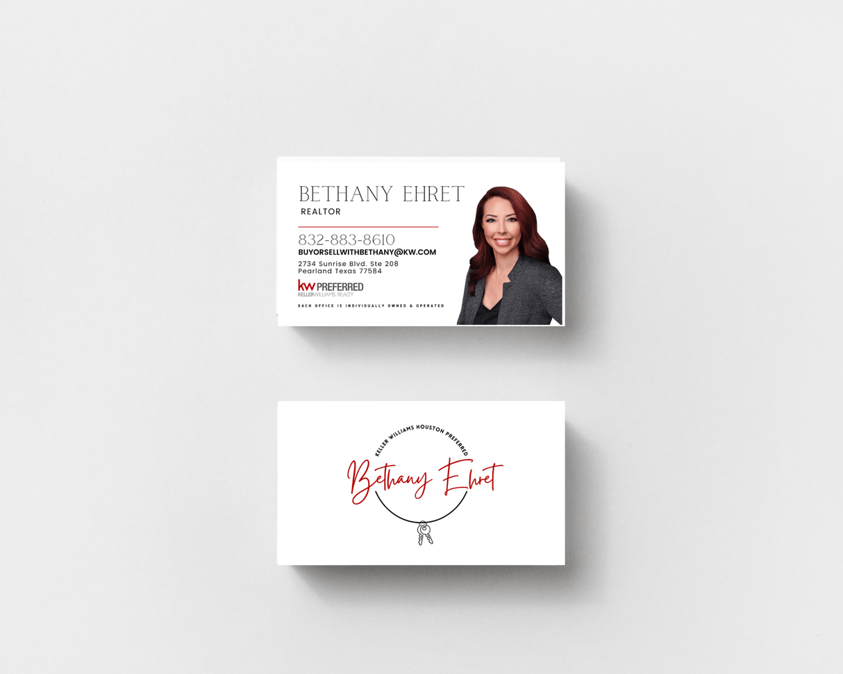 Personalized Business Card for Realtors (Design & Print Service) - Real Estate Store