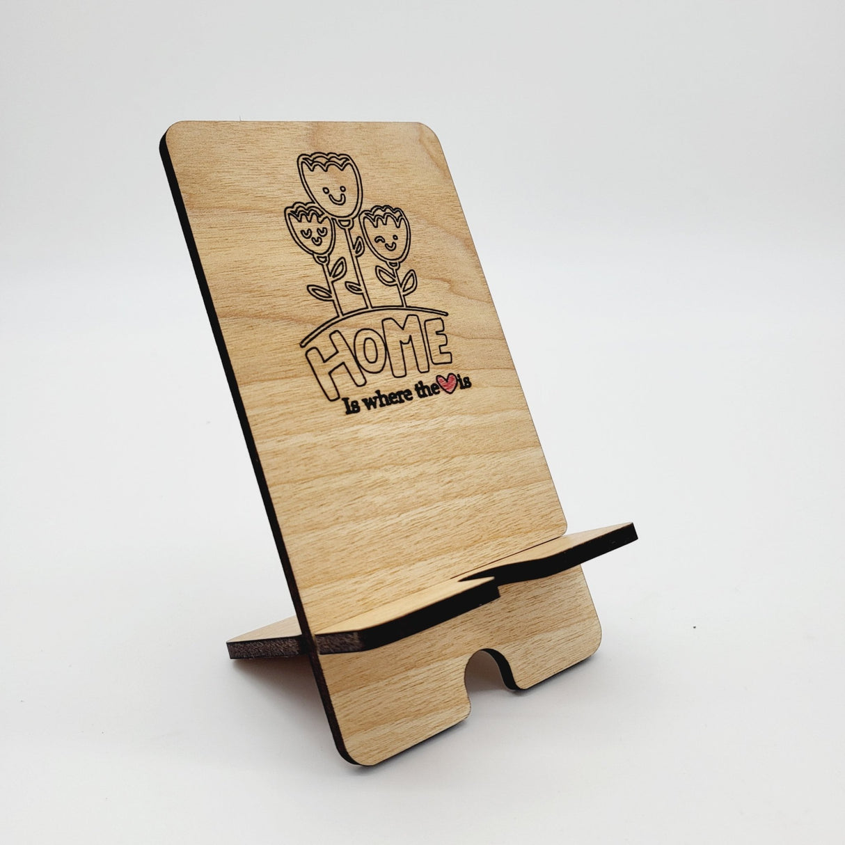 Phone Stand «Home is where the Heart is» - Real Estate Store