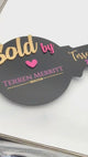 Round Shaped «Sold by»‎ Round Key Sign