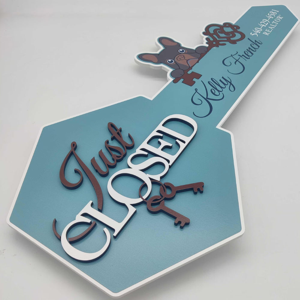 Just Closed Sign Kelly French