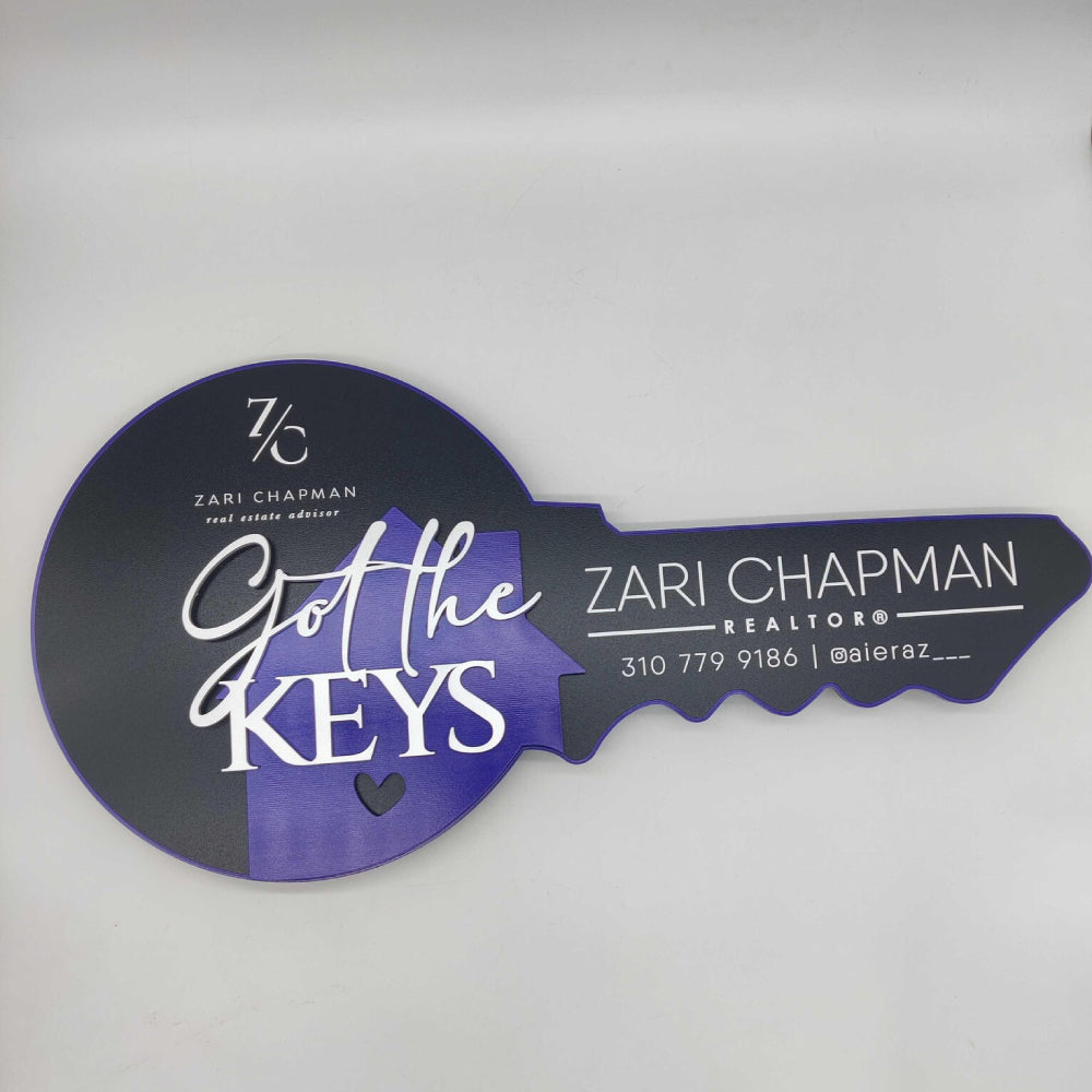 Purple Got the Keys Sign