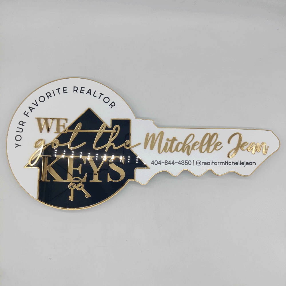 We got the keys Sign "Mitchelle Jean"
