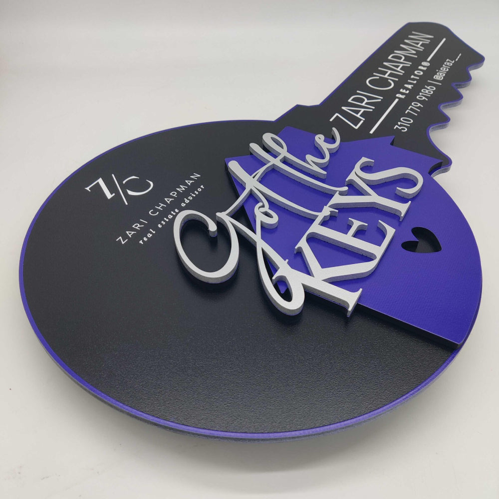 Purple Got the Keys Sign