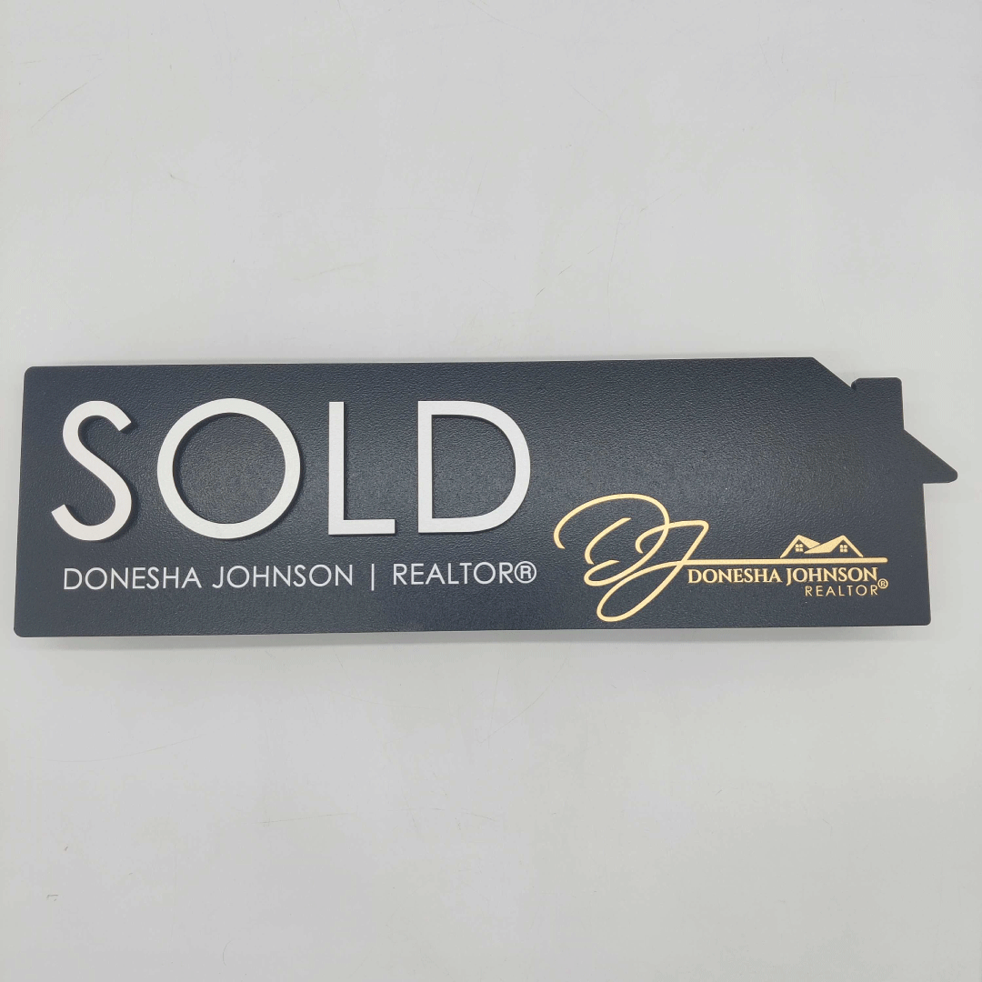 Sold Rectangle Sign