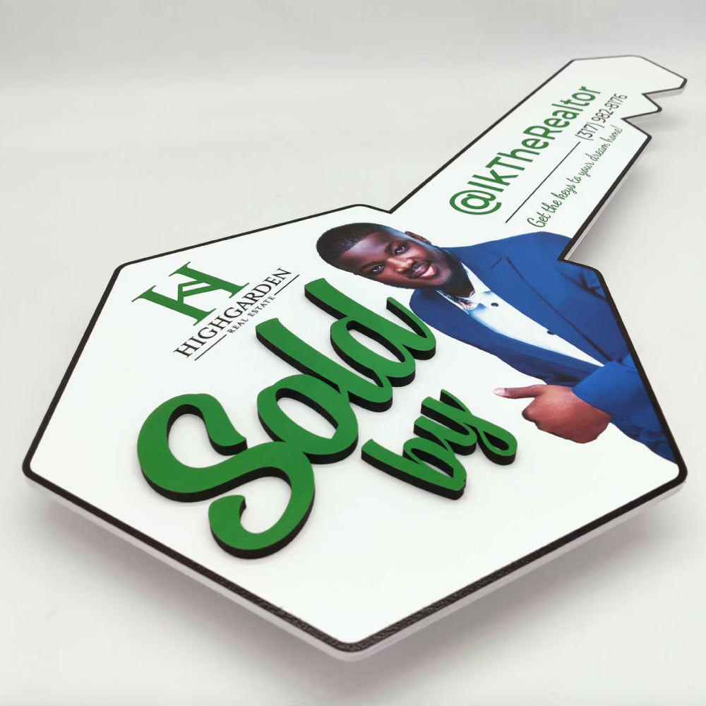 Real Estate Agents Photo Sign