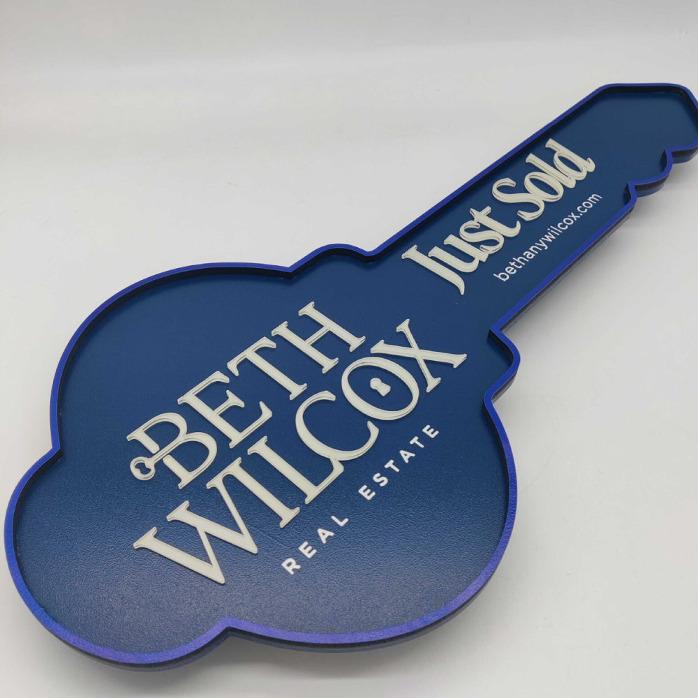 Closing Photo Prop Classic Sign with Mirrored Elements