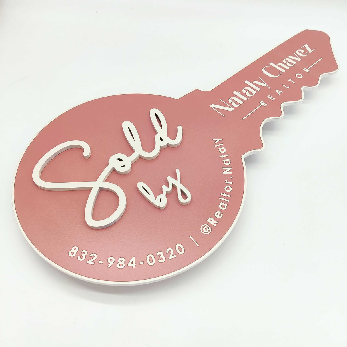 Round Shaped Girlish Real Estate Sign - Real Estate Store