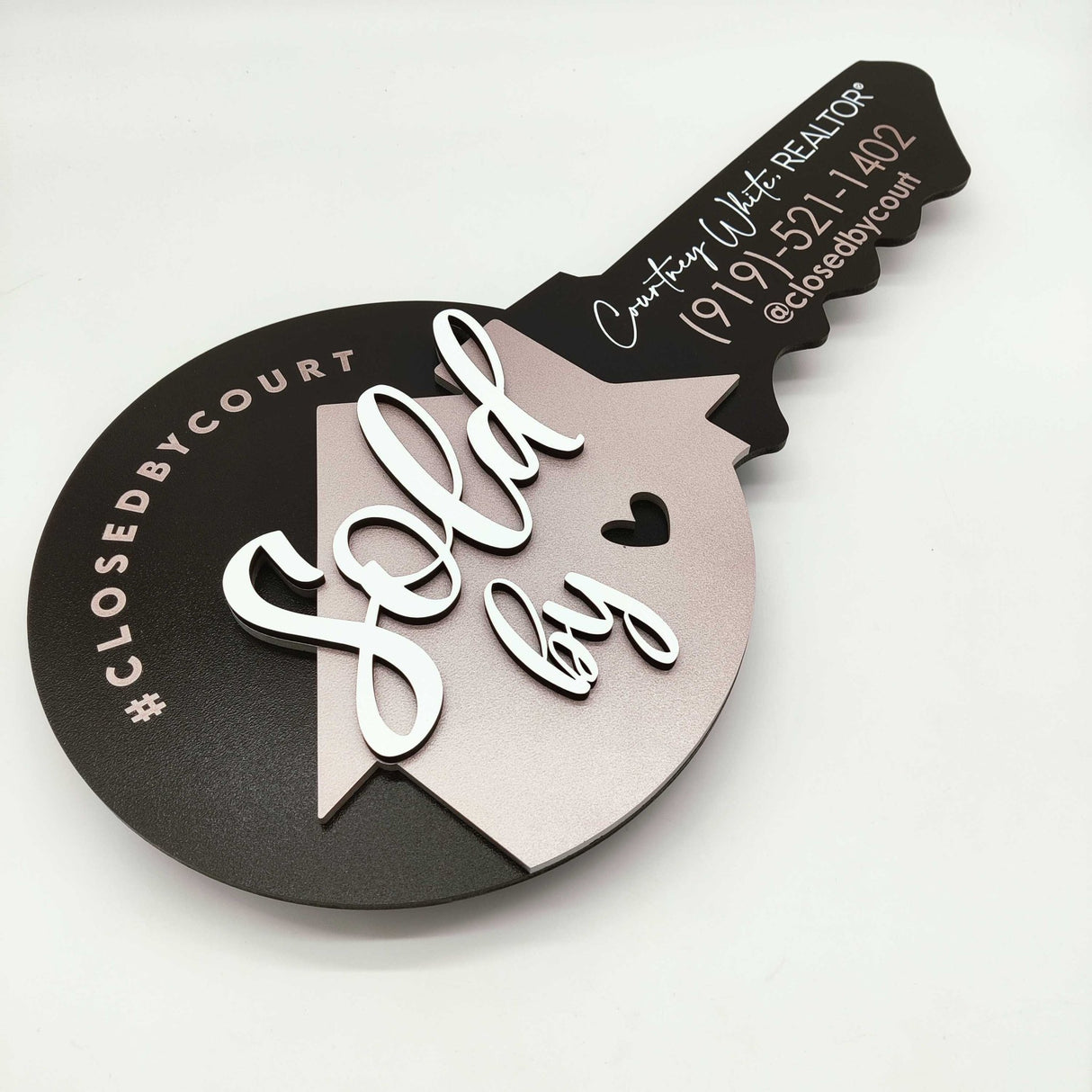 Round Shaped Sold by House Sign - Real Estate Store