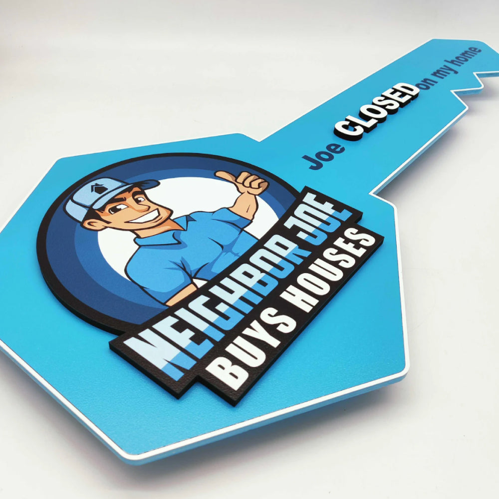 Realtor Sign "Joe Closed on my new Home"