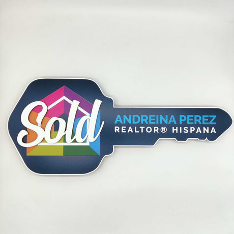Colourful Sold Sign