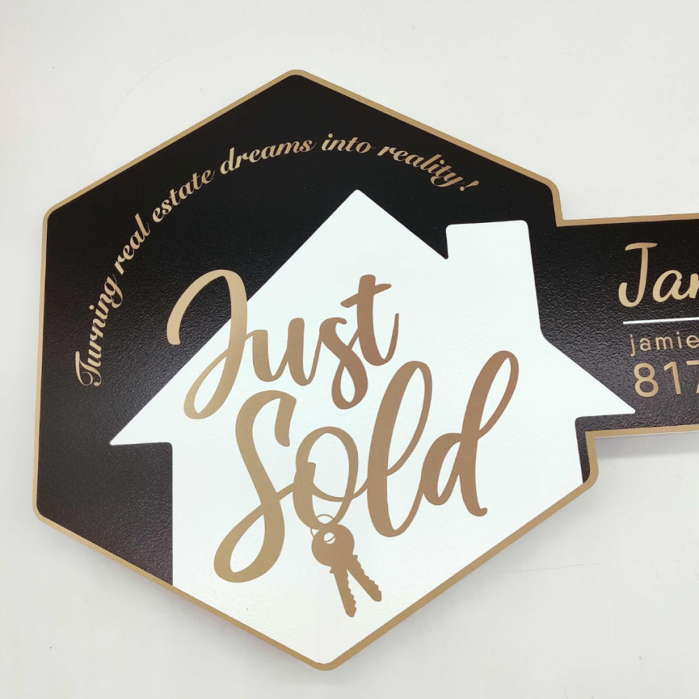 Just Sold Real Estate Agent Sign