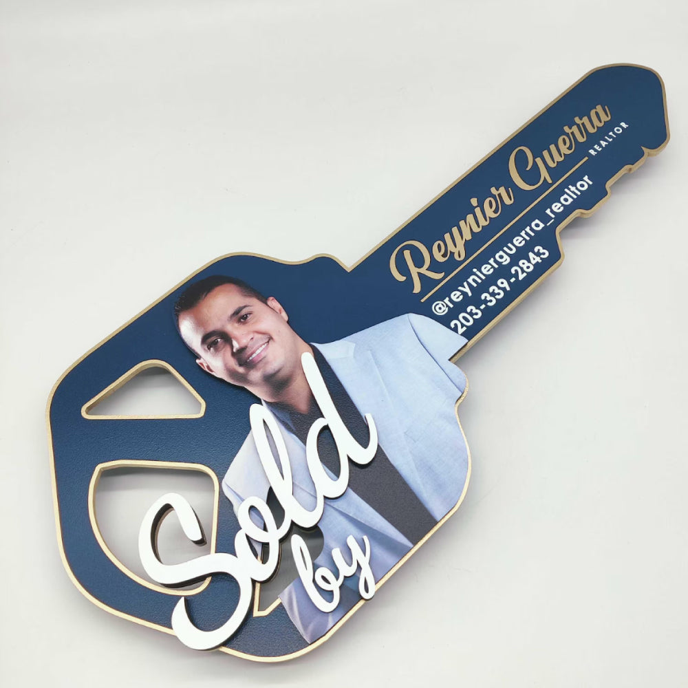 Sold Sign with Realtor Photo