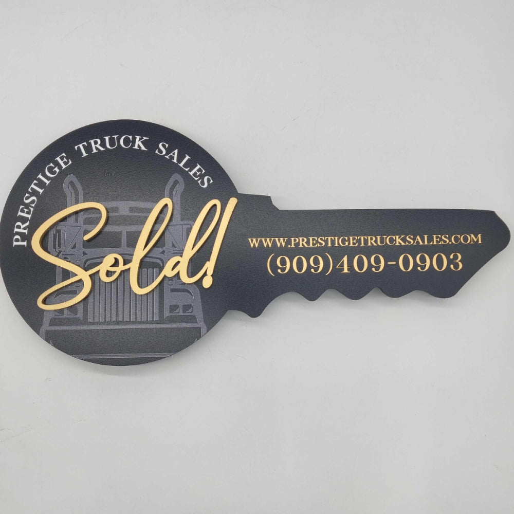 Sold Truck Sign
