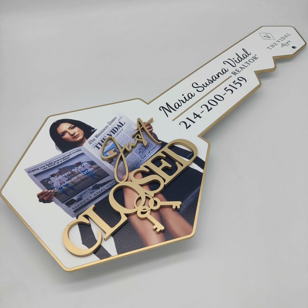 Just Closed SIgn with Photo