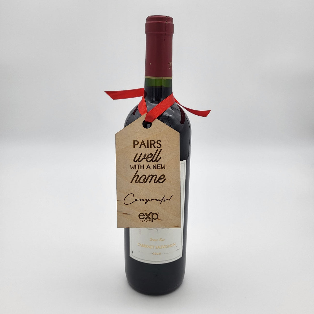 Wine Bottle Tag - Real Estate Store