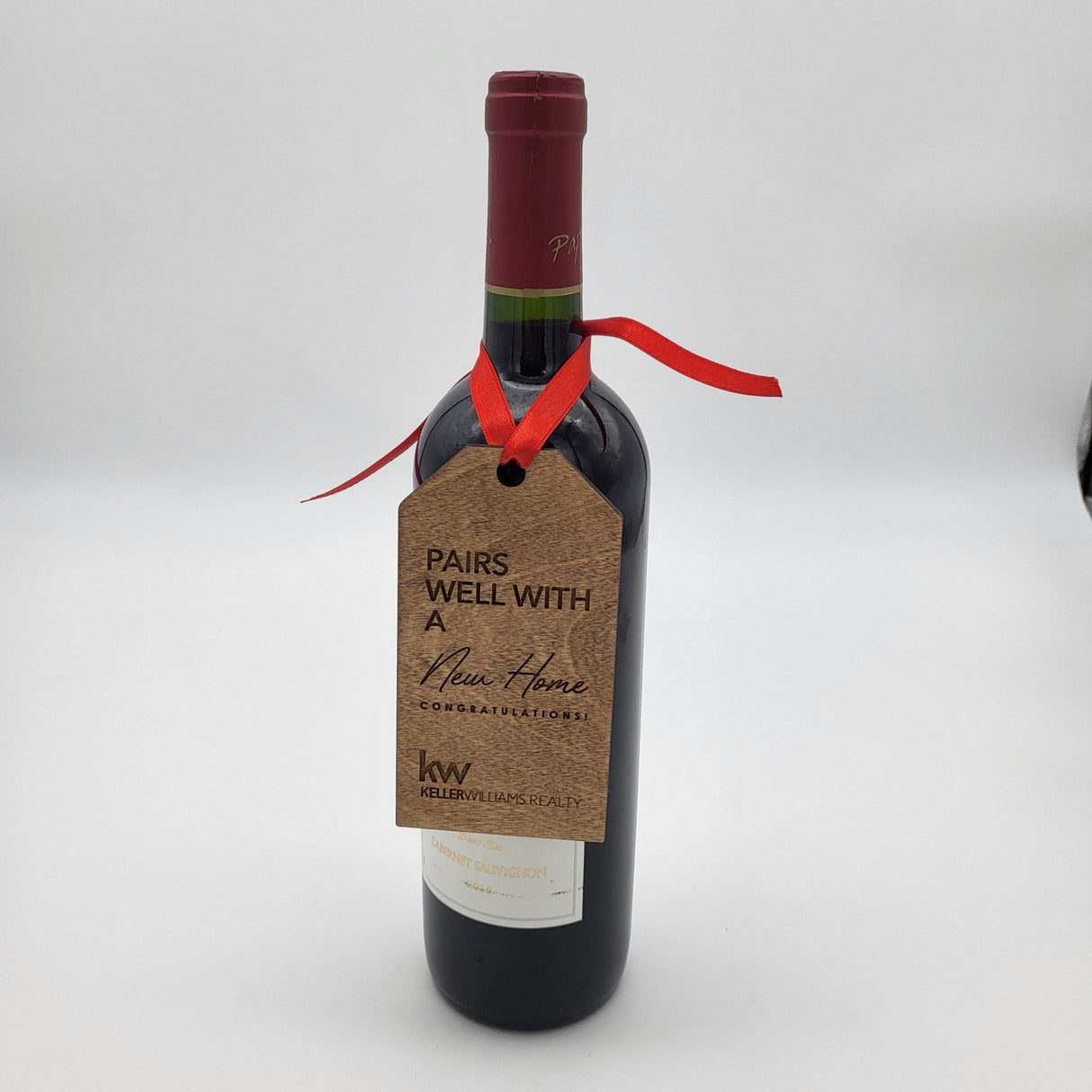 Wine Bottle Tag - Real Estate Store