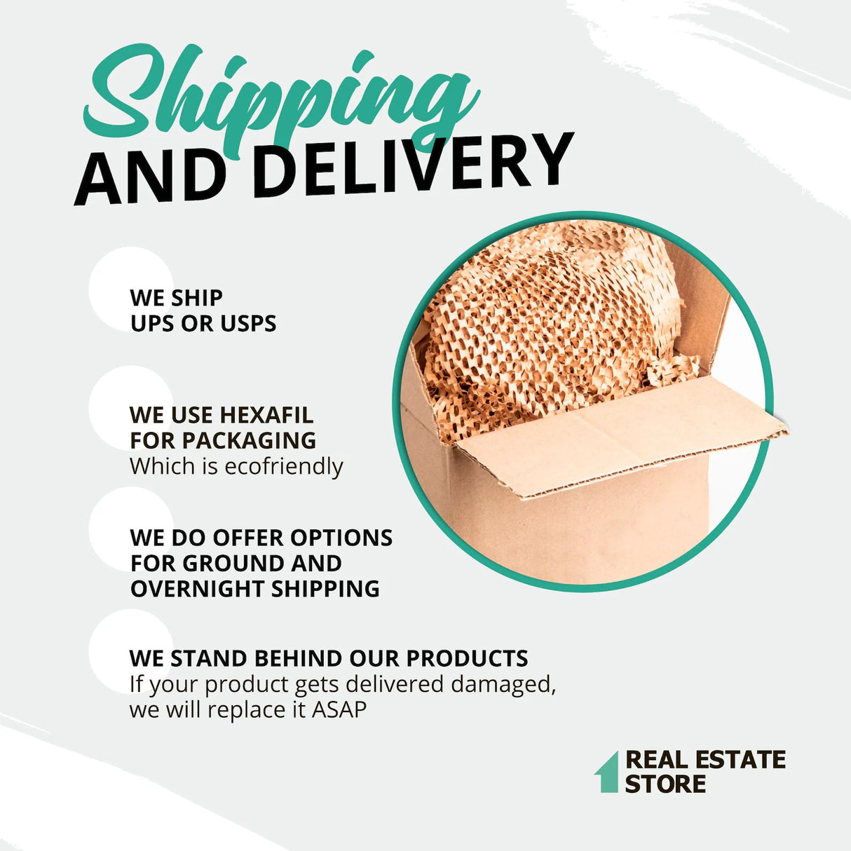 «Wooden Business Card Holder» - Real Estate Store