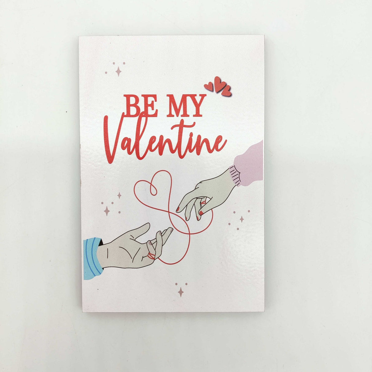 Wooden Card for Valentine's Day «BE MY Valentine» - Real Estate Store