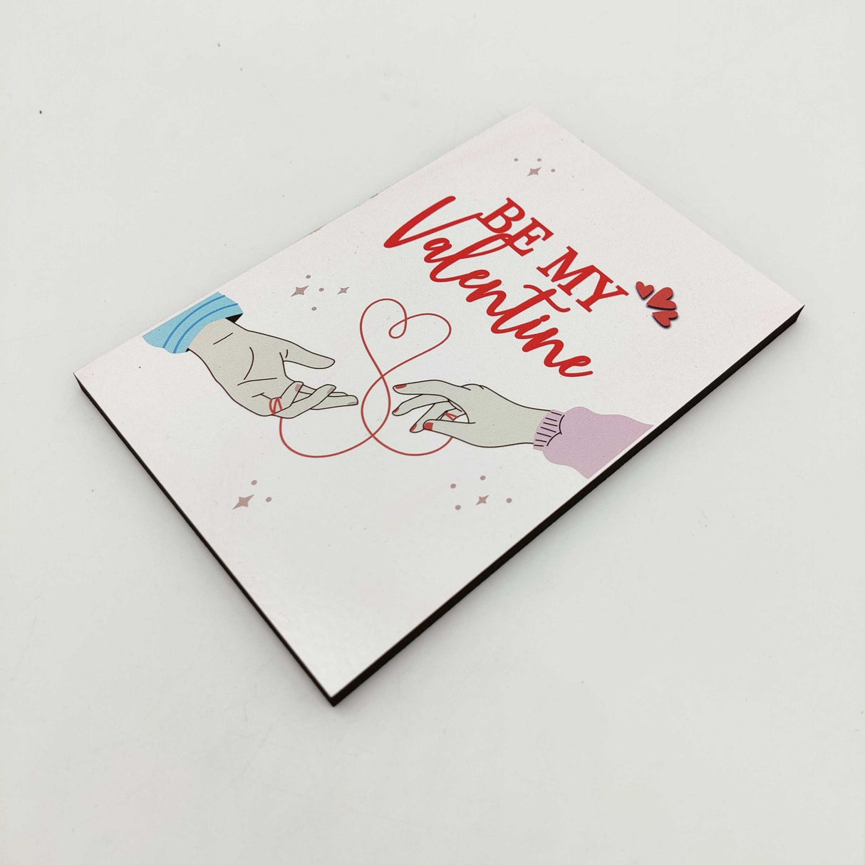 Wooden Card for Valentine's Day «BE MY Valentine» - Real Estate Store