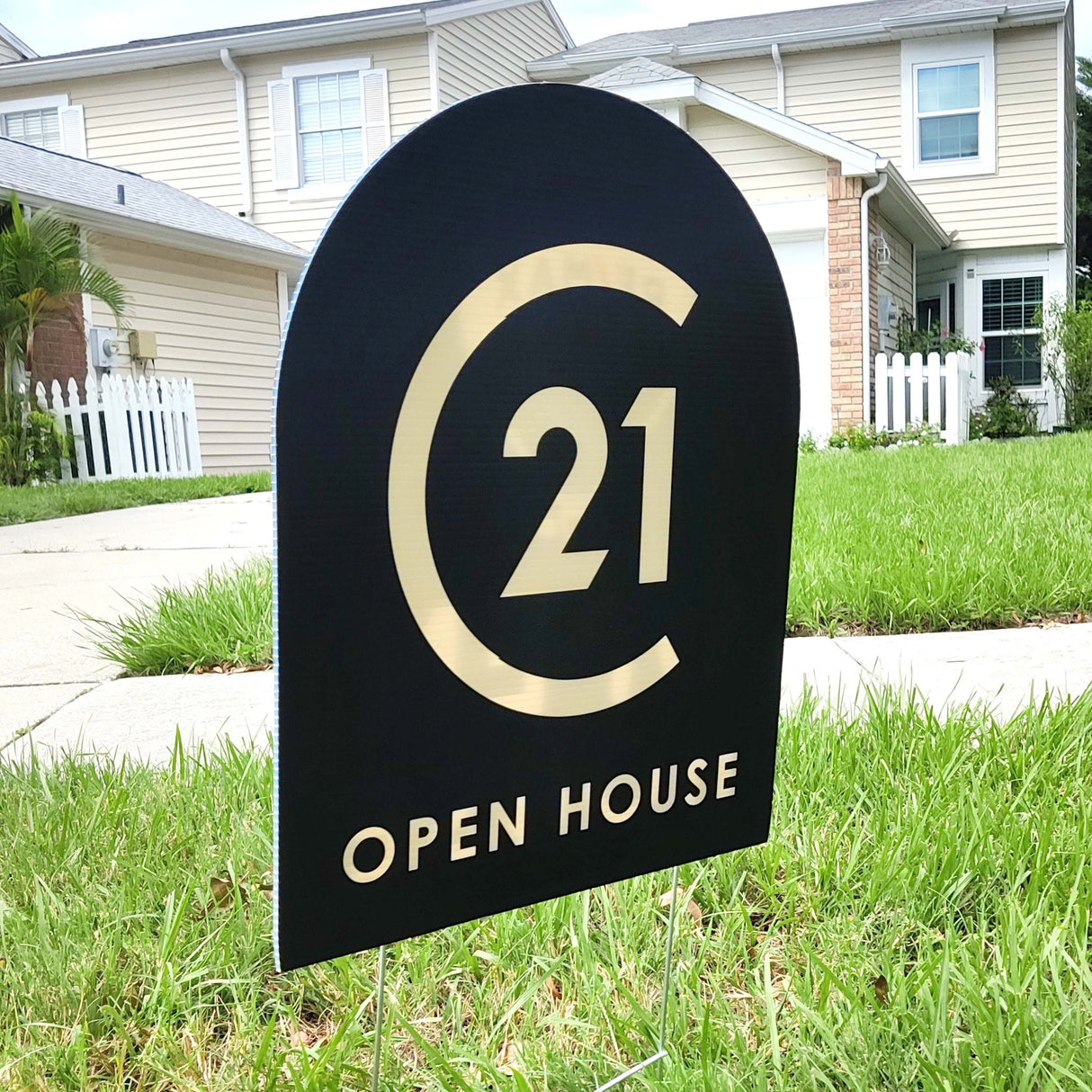 Yard Sign Arched Open House - Real Estate Store
