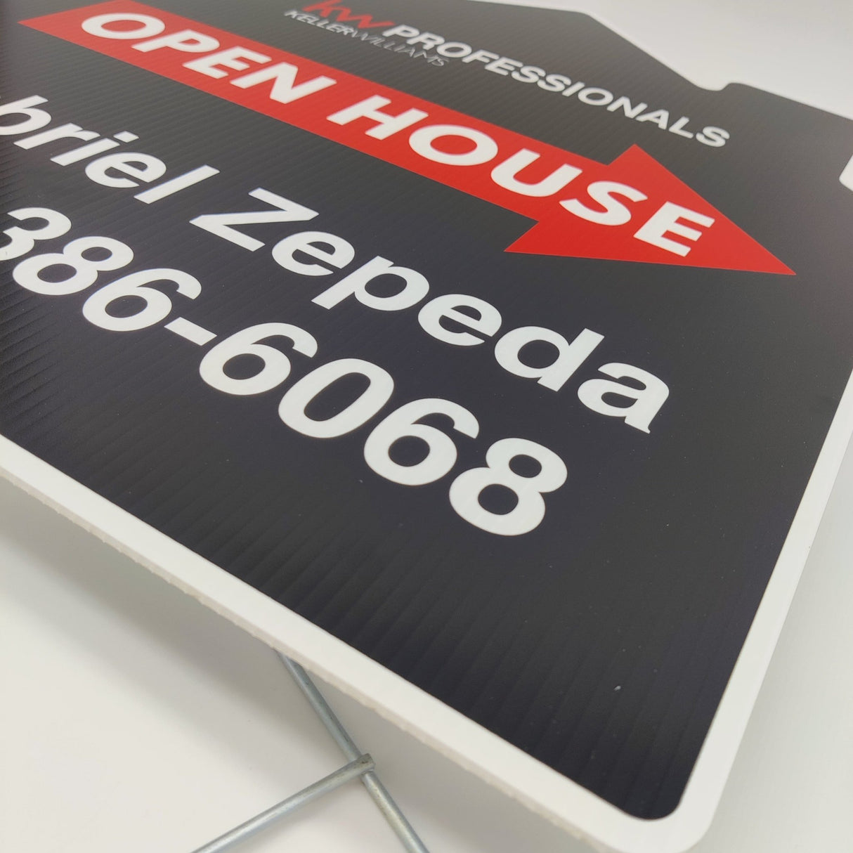 Yard Sign House Shaped Sign - Real Estate Store