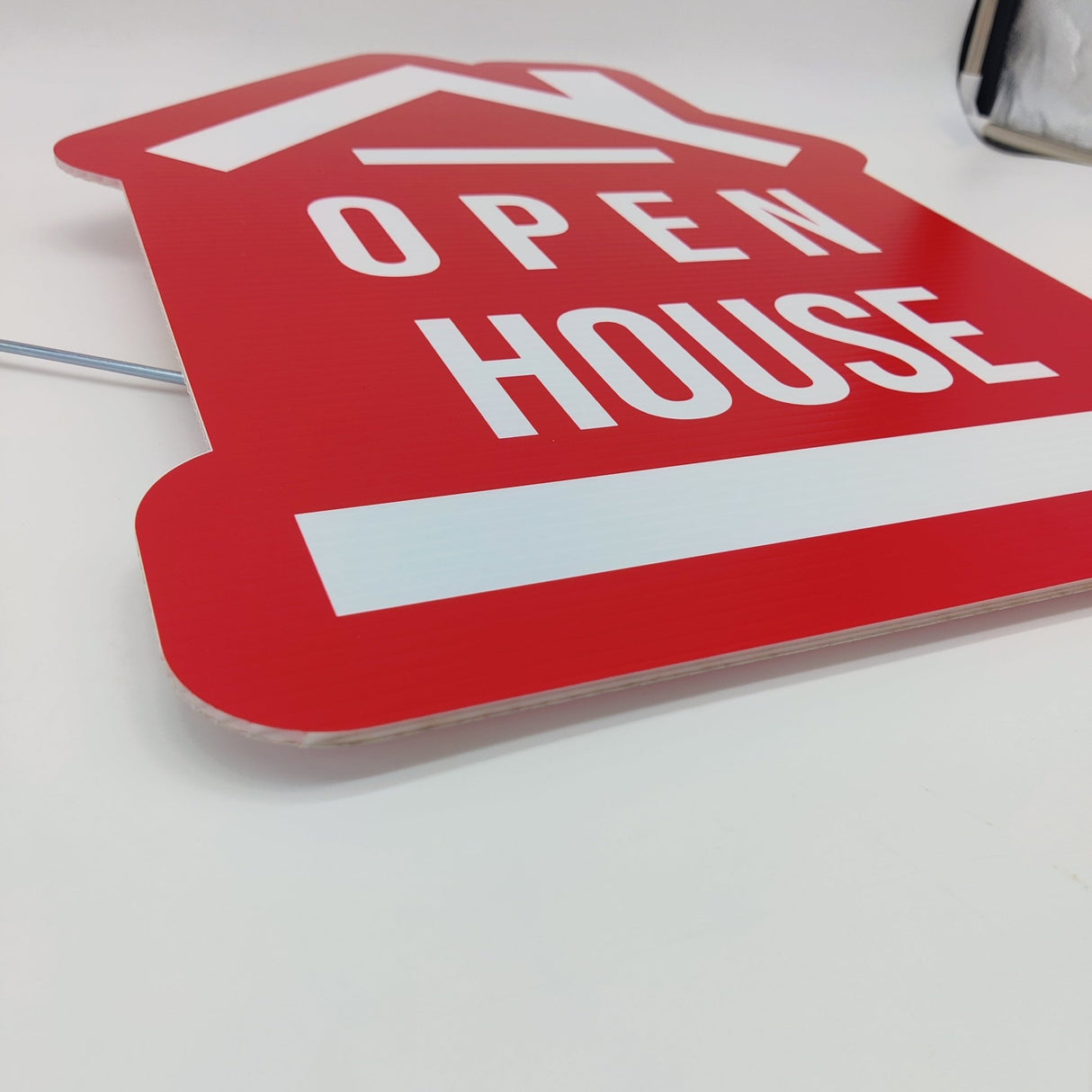 Yard Sign Open House Sign «House» Shape - Real Estate Store