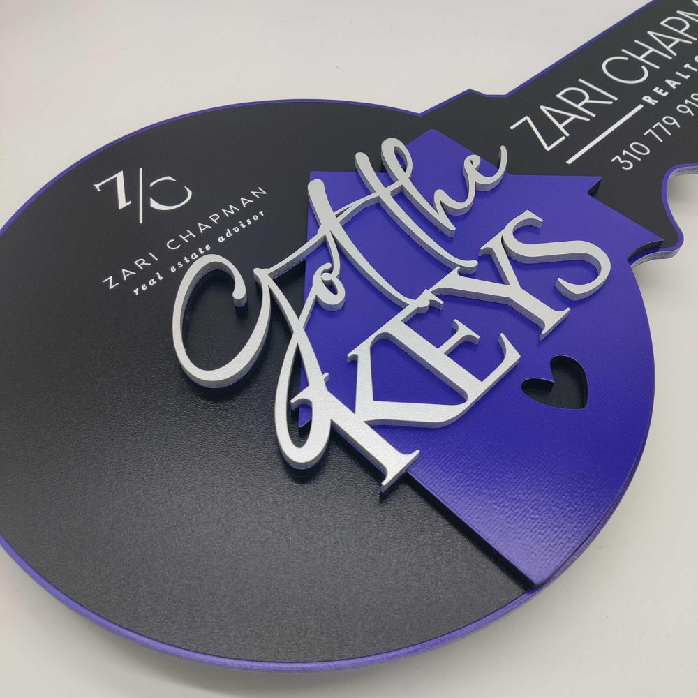 Purple Got the Keys Sign