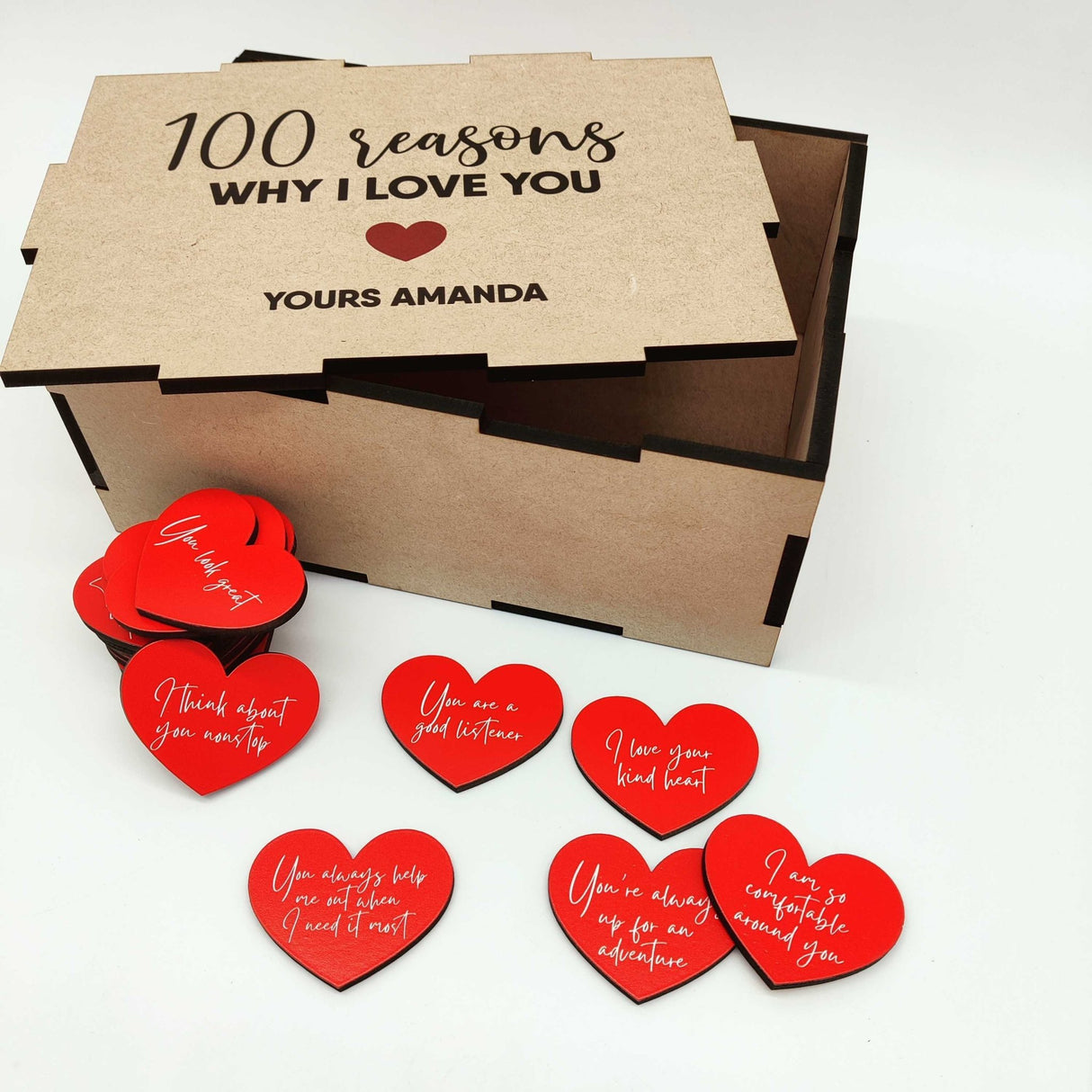 «100 Reasons Why I Love You»‎ gift for Valentine's Day - Real Estate Store